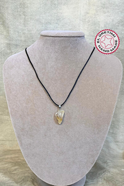 Uretti Tuğba 6667 Handmade Stone Citrine Necklace