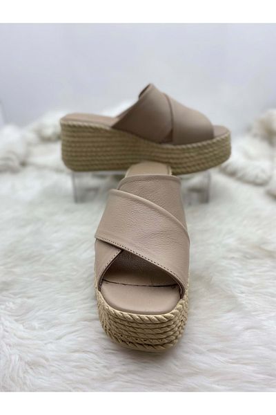 ÇİĞDEM KUNDURA Bls Cross Wedge Crocus Slippers