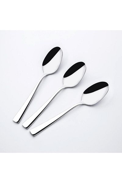 Nehir Deniz Plain 12 Pieces Dessert Spoon Set