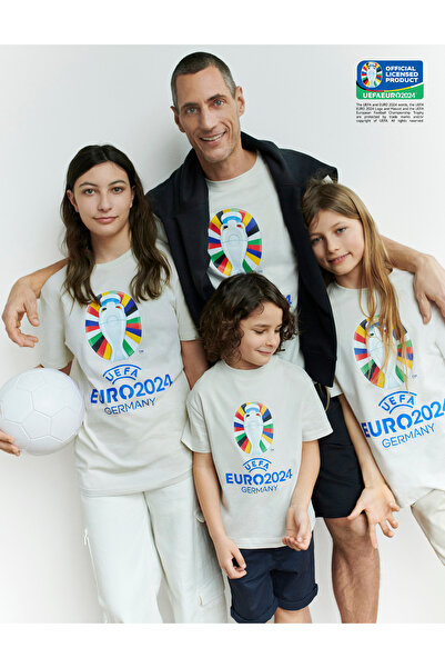 Marks & Spencer Saf Pamuklu Uefa Euro2024™ T-shirt (2-7 YAŞ)