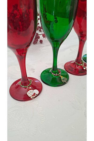 SOUL BY A&B Yılbaşı kadeh süsü noel baba yılbaşı ağacı hediyelik şık sunumluk...