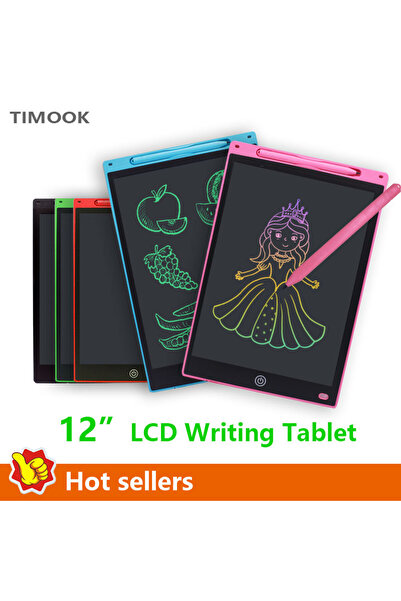 Choice Tabletler Elektronik El Yazısı Pedi 12 inç Yazı Tahtası Çizim Tableti LCD Ekranlı Yazı Tableti...