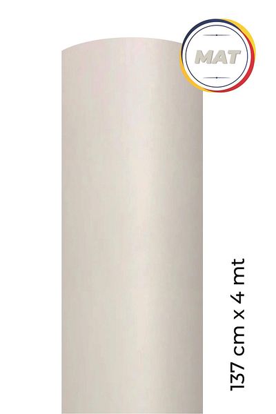 Ecce Folie de acoperire autoadeziva alb mat 137 Cm X 4 Mt