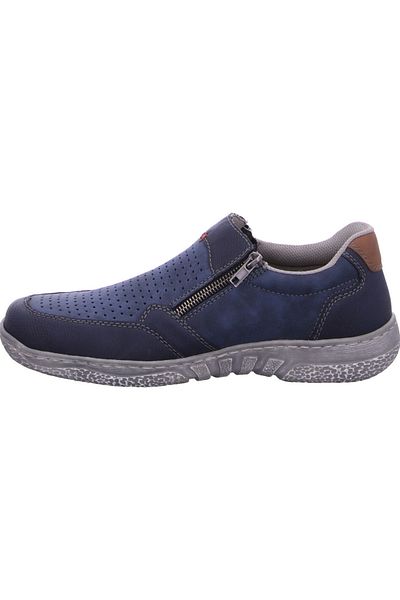 Rieker Blaue Hausschuhe