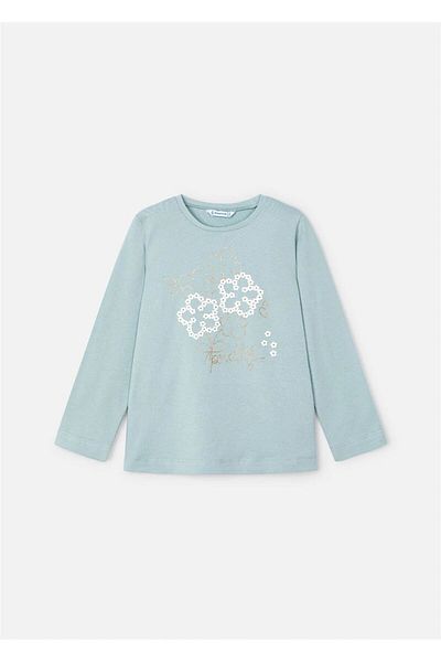 MAYORAL Mint 4072 - Tricou cu mânecă lungă pentru fete