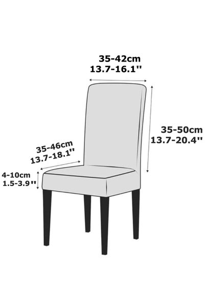 Bumedo Bamboo Nano Fabric Lycra Washable Chair Cover Elastic Single Chair Cover - Khaki Green