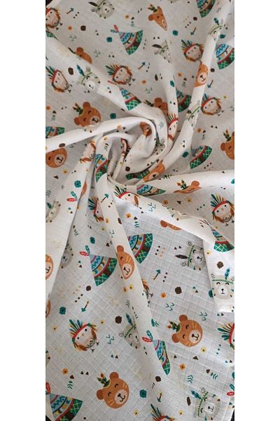 Alpıno Muslin Cover Baby Blanket 110*110 Cm Baby