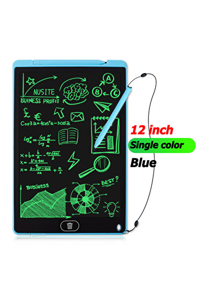 Choice Blue 12in Single 12 Inch Electronic Handwriting Pad LCD Screen Writing Tablet Drawing Board Portable