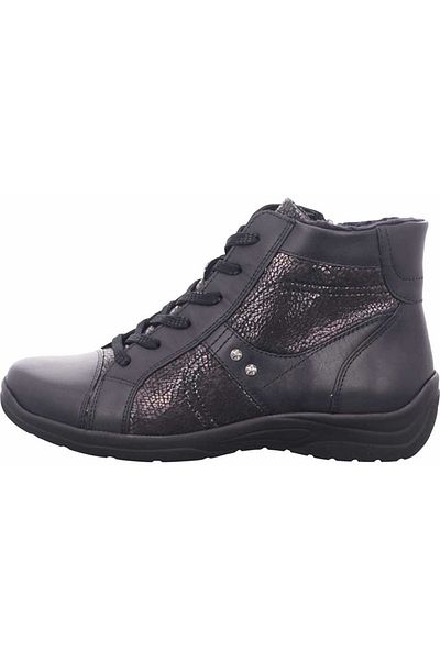 Waldläufer Schnür-stiefeletten Für Damen In Schwarz