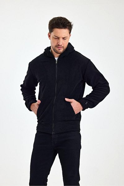 yakamor Men's Zippered Sleeve Elastic Sweat