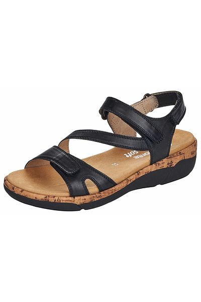 Remonte E Sandalen ’für Damen In Schwarz’