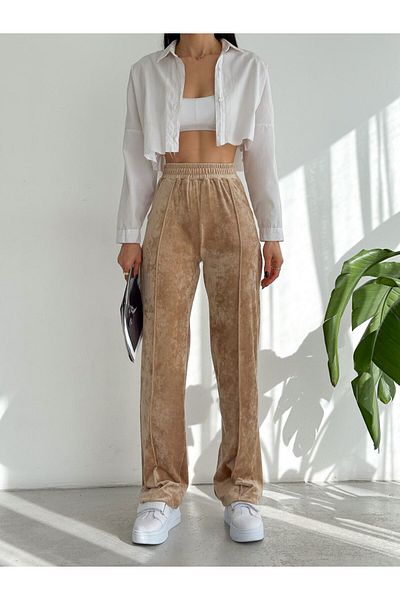 winmoda Wide Leg Velvet Pants Max Boy / Wide Leg Velvet Pants