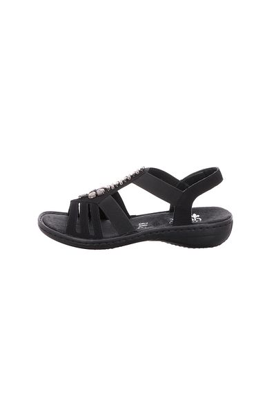 Rieker Komfort Sandalen ’für Damen In Schwarz’