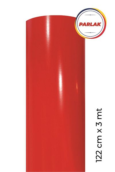 Ecce Folie de acoperire autoadeziva rosu stralucitor 122 Cm X 3 Mt