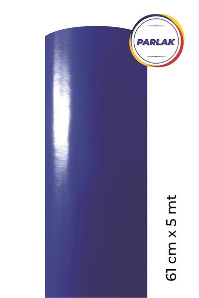 Ecce Folie de acoperire autoadeziva albastru bleumarin lucios 61 cm x 5 mt