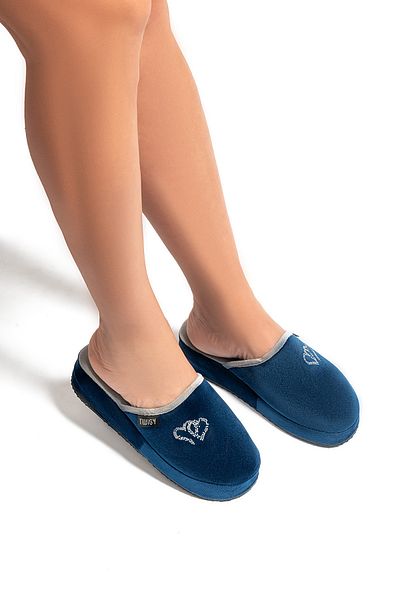 Twigy Γυναικείες παντόφλες σπιτιών Navy Blue - Μέγεθος 36/40
