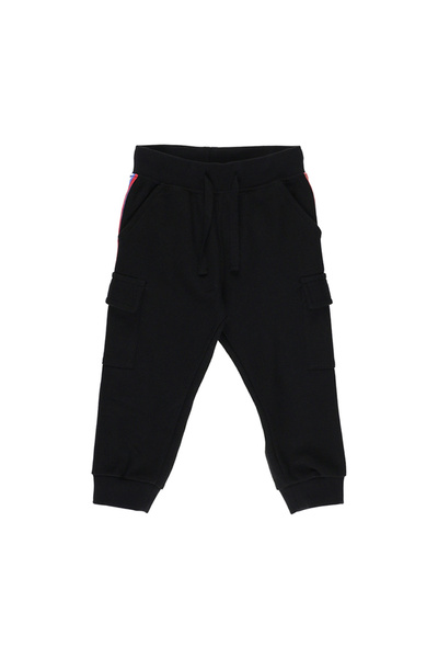 Panço Erkek Bebek Pike Kumaşlı Siyah Pantolon