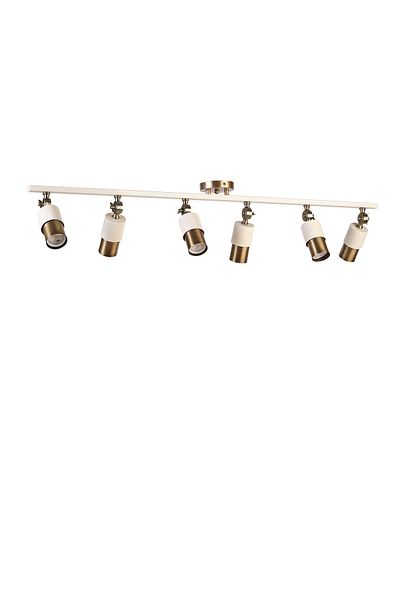 Bozyaka Aydınlatma Lotus 6-Piece Decorative Antique and Cream Movable Wall Sconce - Daylight Led Bulbs Included