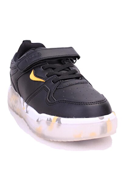 Vicco Monaco 346F24K304 Μαύρα Ορθοπεδικά Αθλητικά Παπούτσια για αγόρια