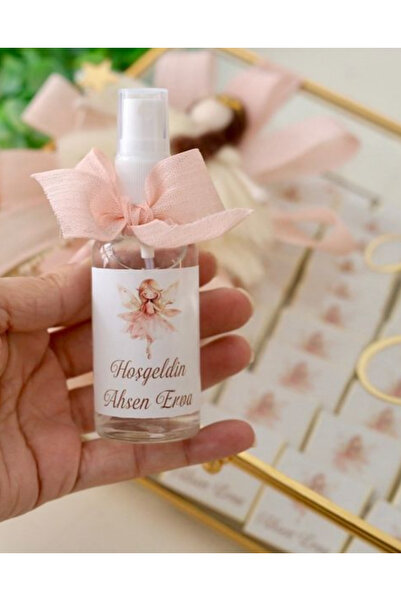 Fısfıslı Şişe Kolonya Bebek Hediyelik 25 Adet