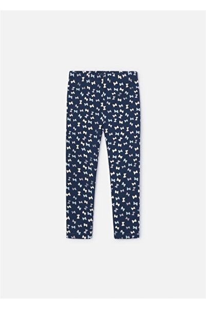 MAYORAL Kız Çocuk Baskılı Tayt Lacivert 4704