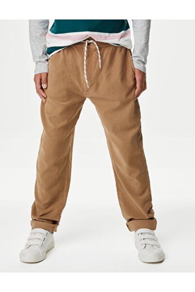 Marks & Spencer Relaxed Kesim Pamuklu Chino Pantolon (6-16 Yaş)