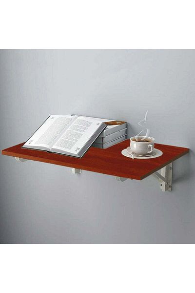 Modern home Wall-Mounted Foldable Table And Desk - Versatile & Space-Saving Design 90×50 Brown