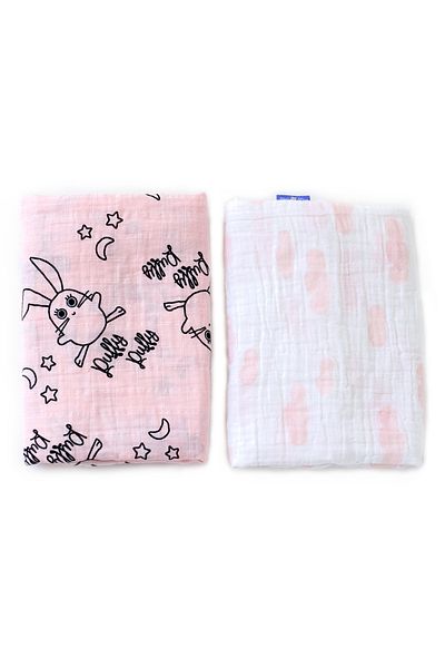 Milk & Moo Milk&Moo Chancin Musselin Wickeldecke 2er-Set