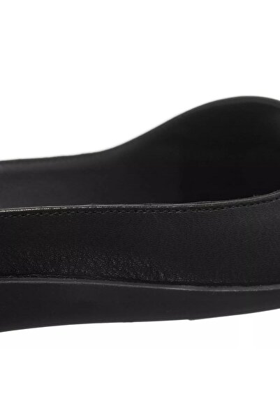 Calvin Klein Peep Toe Ballerina Lth Schwarz