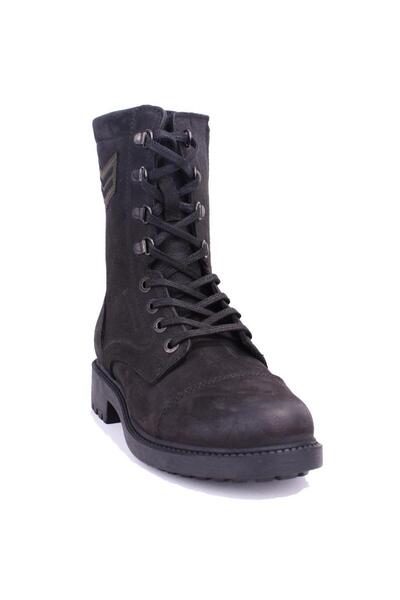 Hammer Jack 10218354 Black Orthopedic Daily Flat Heel Women's Leather Boots