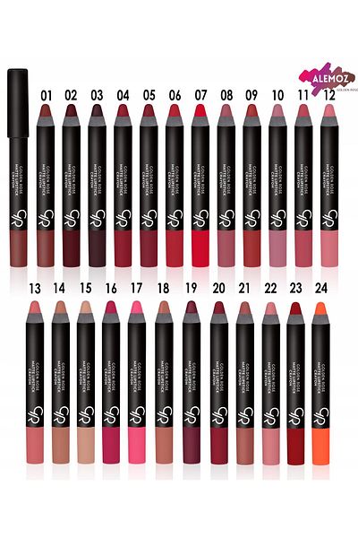 Golden Rose MATTE LIPSTICK CARYON NO 07 PINK DARK RED