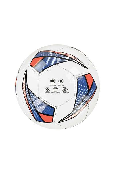 Diadora 4060204 Bronze Football Ball - White, Blue, Red
