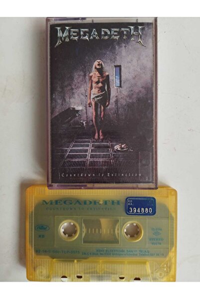 Plakperest Megadeth ?– Countdown To Extinction - 1992 Türkiye Basım 2. El Kas...