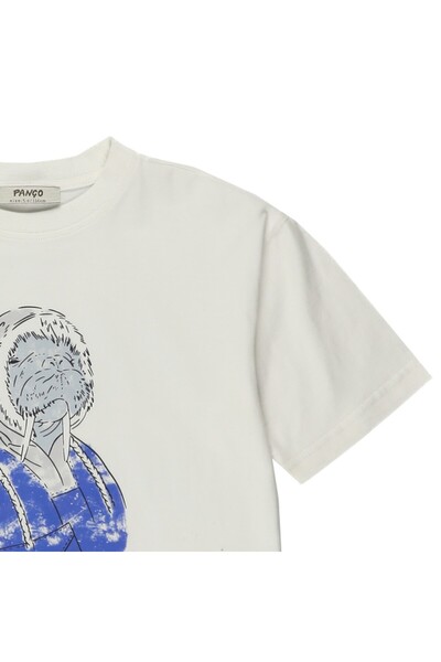 Panço ShortSleeveT-ShirtwithPrintDetail