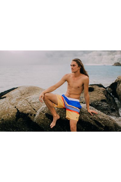 Guggen Mountain Badehose Für Herren In Blau