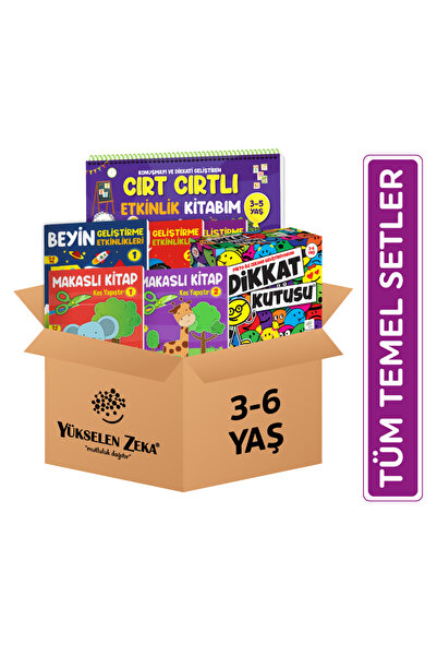 yükselen zeka 3-6 Yaş Temel Setler Kolisi