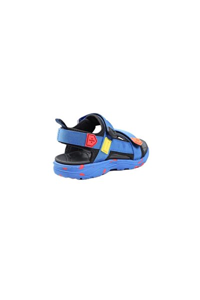 Jump 30071 Navy Blue Black Boys' Sandals - Velcro Casual Shoes