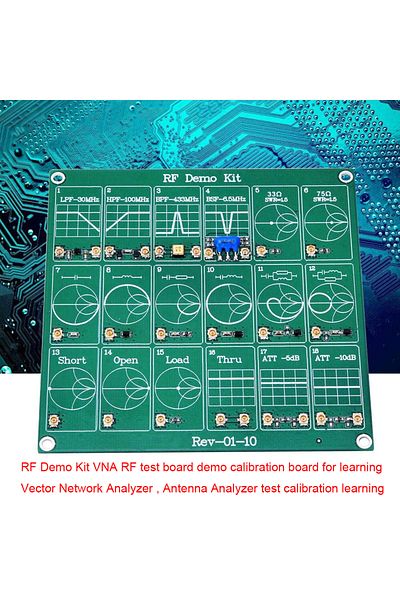 mythtiger NanoVNA Filter Attenuator VNA RF Test Board Tester Demo Kit Module Breadboard Network Analyzer Un...