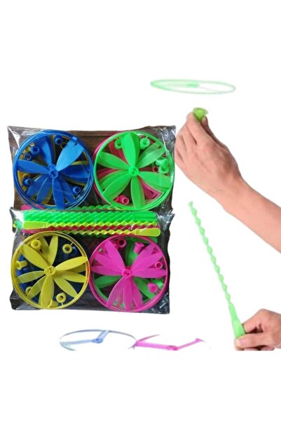 Orko Toys 5 Adet Dev Uçan Daire Ufo Pervane Fırıldak Nostalji Eğitici Oyuncak 80 ler 90 lar Parti Hediye