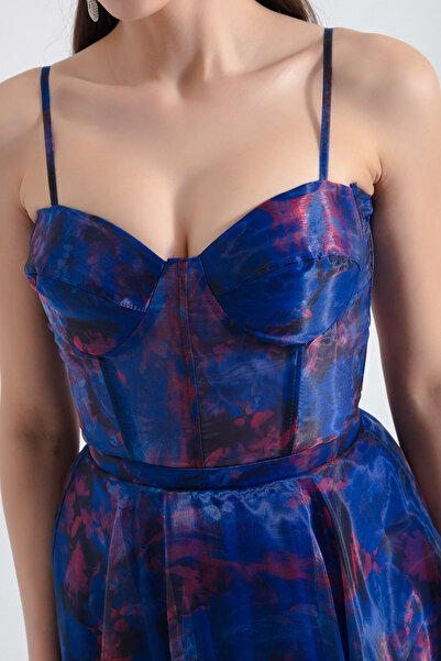 Lafaba Női Saks Design Organza estélyi ruha