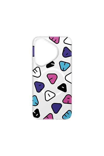 Huawei Huaweı Pura 70 Letter Manyetik Kılıf- Şeffaf