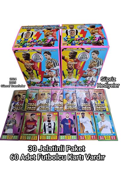 Emrah Gültekin نجوم العالم في الدوري الخارق (30 قطعة - 60 بطاقة) 2025-2026، ن...