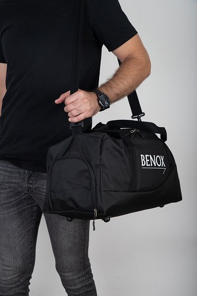 BENOX Geantă de fitness sport de călătorie cu compartiment pentru încălțăminte