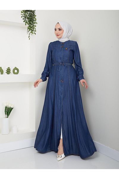 Doque Blugi subțiri de 146 cm Ferace cu nasturi - 55035
