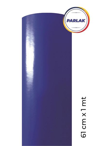 Ecce Glossy Navy Blue Self Adhesive Coating Foil 61 Cm X 1 Mt