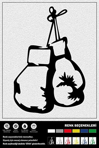 Ecce ملصق قفاز الملاكمة 20 × 13 سم Eru00082