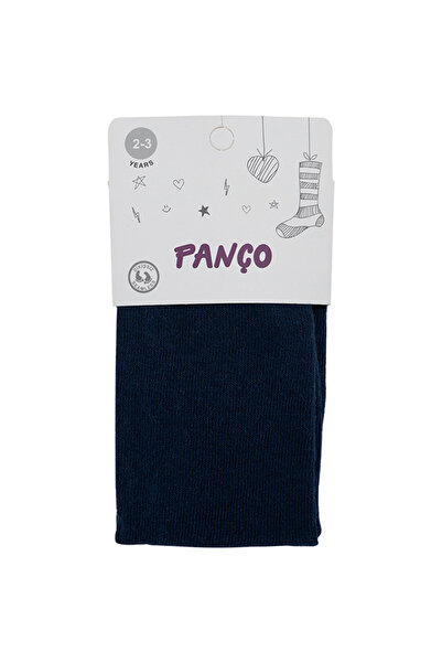 Panço Kız Bebek Pamuklu Lacivert Külotlu Çorap