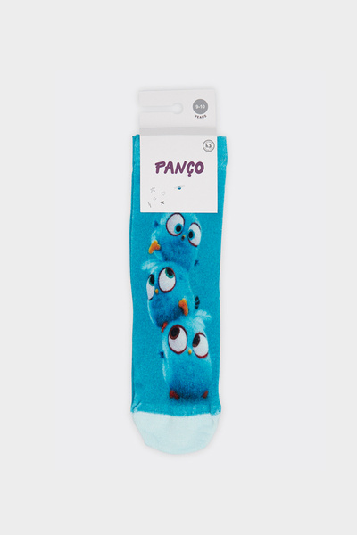 Panço Kız Çocuk Dijital Baskılı Çorap