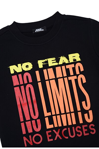 No Fear Світшот для хлопчиків з принтом спереду і ззаду