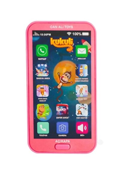 Genel Markalar 12 Fonksiyonlu Türkçe Sesli Işıklı Müzikli Pembe Renk Kukuli O...